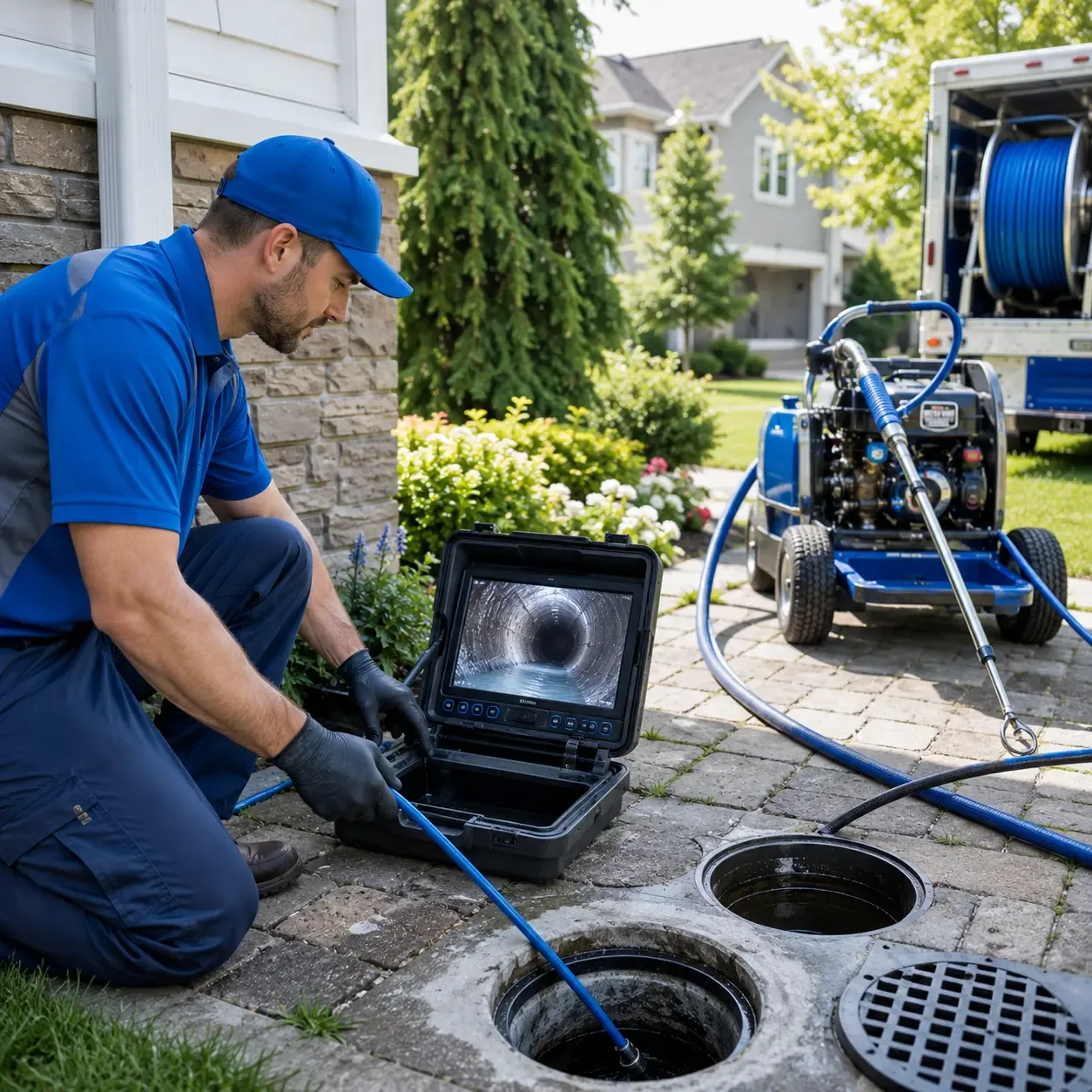 Outdoor drain cleaning professionals serving Herrick Center, PA